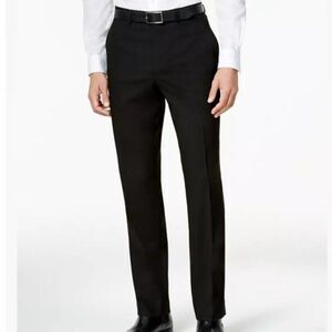 Kenneth Cole New York Wool Black Slim Fit Pants Size 48 Regular NWT